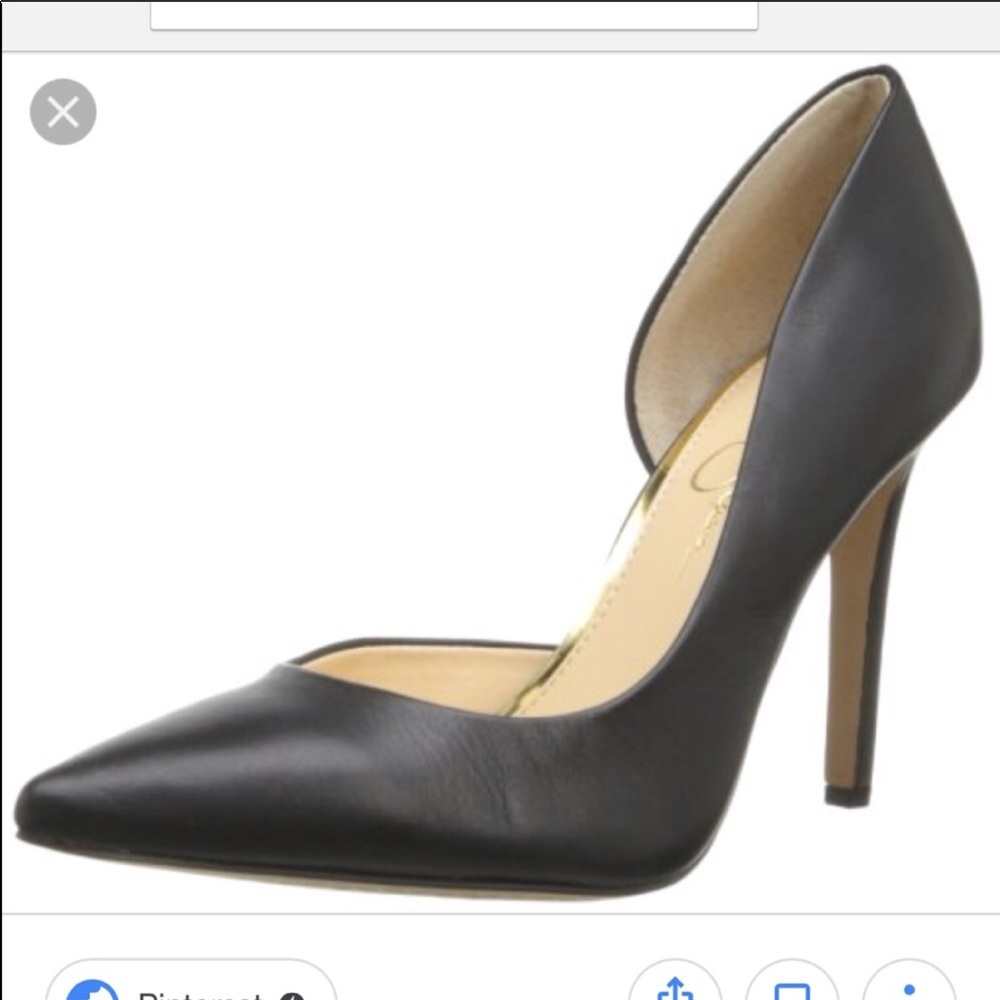 Jessica Simpson Black Claudette Pump in Size 4